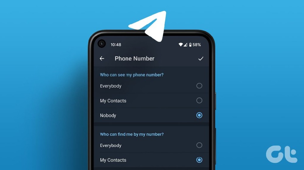 如何在 Telegram 上隐藏您的电话号码